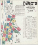 Charleston West Virginia 1907 - Fire Insurance Index - Old Map Reprint