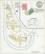 Keystone West Virginia 1910 - Fire Insurance Index - Old Map Reprint