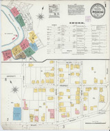 Morgantown West Virginia 1904 - Fire Insurance Index - Old Map Reprint