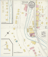 Northfork West Virginia 1910 - Fire Insurance Index - Old Map Reprint