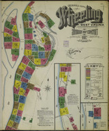Wheeling West Virginia 1902 - Fire Insurance Index - Old Map Reprint