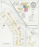 Avella Pennsylvania 1927 - Fire Insurance Index - Old Map Reprint