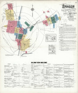 Bangor Pennsylvania 1923 - Fire Insurance Index - Old Map Reprint