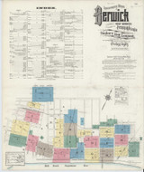 Berwick Pennsylvania 1913 - Fire Insurance Index - Old Map Reprint