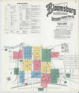 Bloomsburg Pennsylvania 1901 - Fire Insurance Index - Old Map Reprint