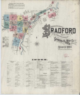 Bradford Pennsylvania 1895 - Fire Insurance Index - Old Map Reprint