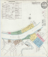 Brownsville Pennsylvania 1896 - Fire Insurance Index - Old Map Reprint