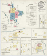 Canton Pennsylvania 1911 - Fire Insurance Index - Old Map Reprint