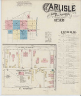 Carlisle Pennsylvania 1885 - Fire Insurance Index - Old Map Reprint