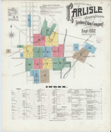Carlisle Pennsylvania 1902 - Fire Insurance Index - Old Map Reprint