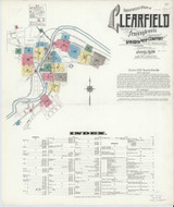 Clearfield Pennsylvania 1911 - Fire Insurance Index - Old Map Reprint