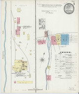 Coatesville Pennsylvania 1891 - Fire Insurance Index - Old Map Reprint