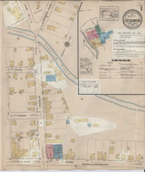 Cochranton Pennsylvania 1933 - Fire Insurance Index - Old Map Reprint