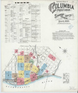 Columbia Pennsylvania 1899 - Fire Insurance Index - Old Map Reprint