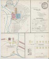 Connellsville Pennsylvania 1886 - Fire Insurance Index - Old Map Reprint