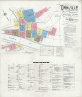 Danville Pennsylvania 1930 - Fire Insurance Index - Old Map Reprint