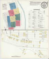 Donora Pennsylvania 1909 - Fire Insurance Index - Old Map Reprint