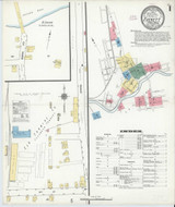 Everett Pennsylvania 1910 - Fire Insurance Index - Old Map Reprint