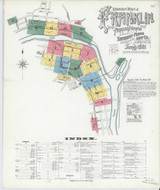 Franklin Pennsylvania 1901 - Fire Insurance Index - Old Map Reprint