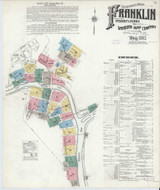 Franklin Pennsylvania 1912 - Fire Insurance Index - Old Map Reprint