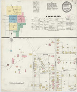 Gettysburg Pennsylvania 1896 - Fire Insurance Index - Old Map Reprint