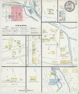 Hawley Pennsylvania 1892 - Fire Insurance Index - Old Map Reprint