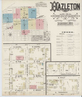 Hazleton Pennsylvania 1884 - Fire Insurance Index - Old Map Reprint