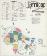 Latrobe Pennsylvania 1903 - Fire Insurance Index - Old Map Reprint