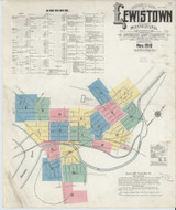 Lewistown Pennsylvania 1910 - Fire Insurance Index - Old Map Reprint