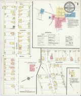 Martinsburg Pennsylvania 1910 - Fire Insurance Index - Old Map Reprint
