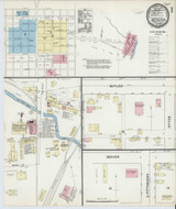 Mercer Pennsylvania 1891 - Fire Insurance Index - Old Map Reprint
