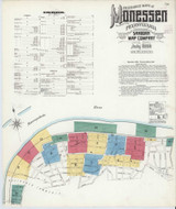 Monessen Pennsylvania 1908 - Fire Insurance Index - Old Map Reprint