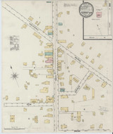 Monroeton Pennsylvania 1892 - Fire Insurance Index - Old Map Reprint