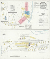 Monroeton Pennsylvania 1927 - Fire Insurance Index - Old Map Reprint