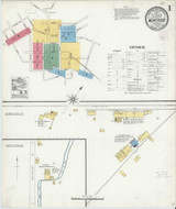 Montrose Pennsylvania 1904 - Fire Insurance Index - Old Map Reprint