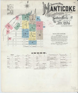 Nanticoke Pennsylvania 1896 - Fire Insurance Index - Old Map Reprint