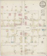 New Bloomfield Pennsylvania 1886 - Fire Insurance Index - Old Map Reprint