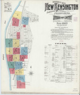 New Kensington Pennsylvania 1905 - Fire Insurance Index - Old Map Reprint
