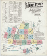 Norristown Pennsylvania 1896 - Fire Insurance Index - Old Map Reprint