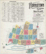 Norristown Pennsylvania 1902 - Fire Insurance Index - Old Map Reprint
