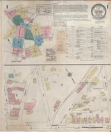 Oxford Pennsylvania 1940 - Fire Insurance Index - Old Map Reprint