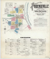Phoenixville Pennsylvania 1913 - Fire Insurance Index - Old Map Reprint