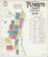 Plymouth Pennsylvania 1902 - Fire Insurance Index - Old Map Reprint