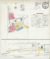 Ridgway Pennsylvania 1898 - Fire Insurance Index - Old Map Reprint