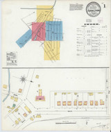 Roaring Spring Pennsylvania 1904 - Fire Insurance Index - Old Map Reprint