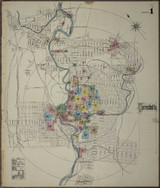 Scranton Pennsylvania 1888 - Fire Insurance Index - Old Map Reprint