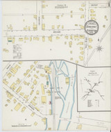 Scranton Suburbs Pennsylvania 1893 - Fire Insurance Index - Old Map Reprint