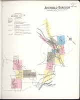 Scranton Suburbs Pennsylvania 1956 - Fire Insurance Index - Old Map Reprint