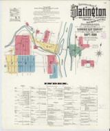 Slatington Pennsylvania 1908 - Fire Insurance Index - Old Map Reprint