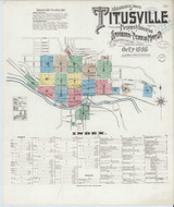 Titusville Pennsylvania 1898 - Fire Insurance Index - Old Map Reprint
